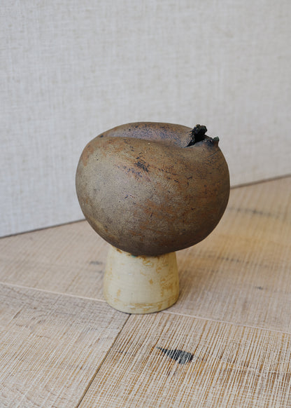 Bullet Wound Pottery Vessel