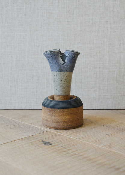 Hand-crafted pottery vase