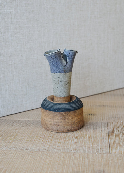 Hand-crafted pottery vase